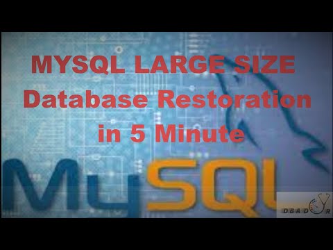 Video: Što je MySQL dump?