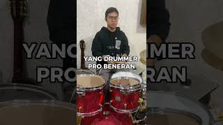 DRUMMER PRO VS DRUMMER YANG DIKIRA PRO #drums #viral #viralshorts #yandiandaputra #nguberdrummer
