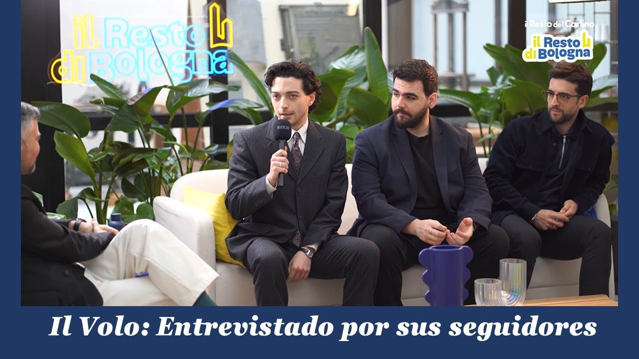 Il Volo: Entrevistado por sus seguidores, con subtítulos (Bolonia, 24/1/2026)
