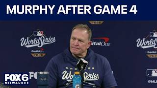 World Series: Pat Murphy after Brewers lose Game 4 | FOX6 News Milwaukee