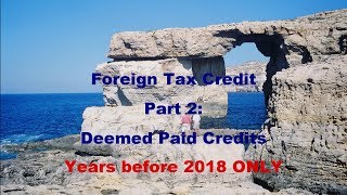 Deemed Paid Foreign Tax Credit, Section 902