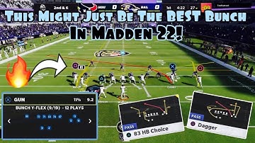 This Might Just Be The BEST Bunch In Madden 22! | Bunch Y Flex Mini Scheme Pt 1|