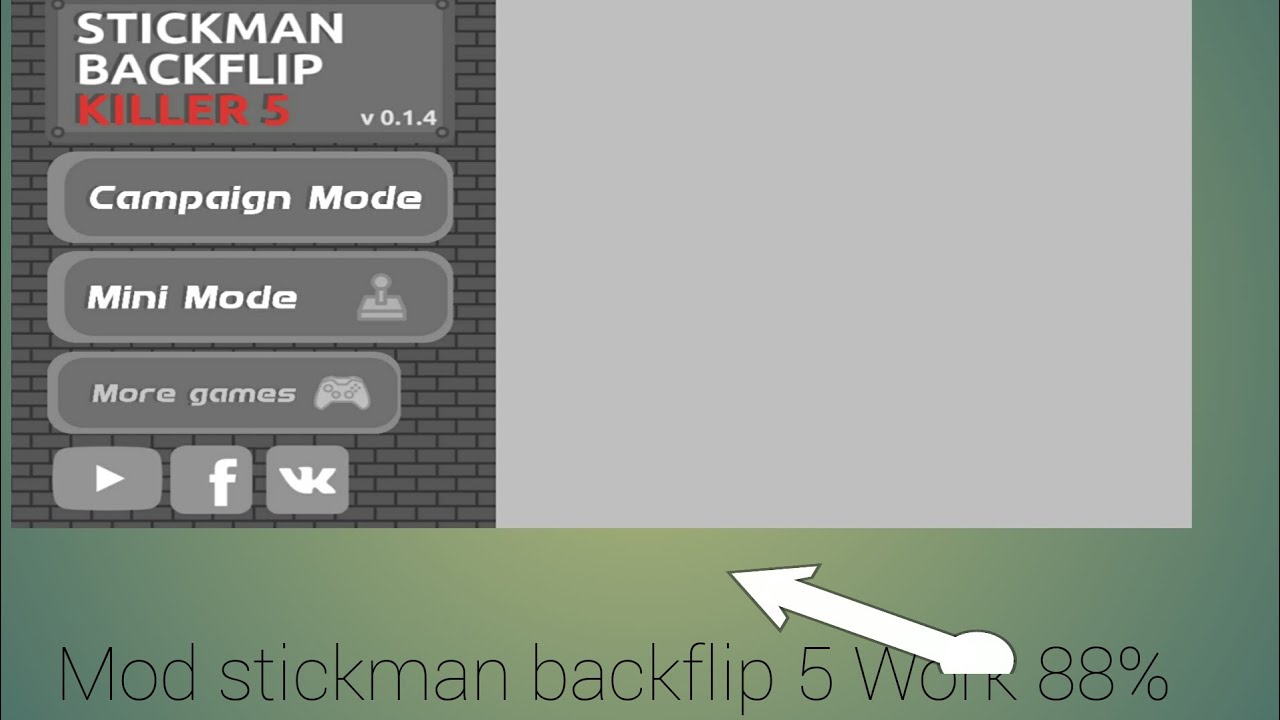Mod Stickman backflip 5 YouTube