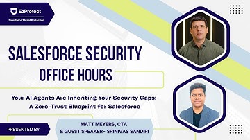 Your AI Agents Are Inheriting Your Security Gaps: A Zero-Trust Blueprint for Salesforce