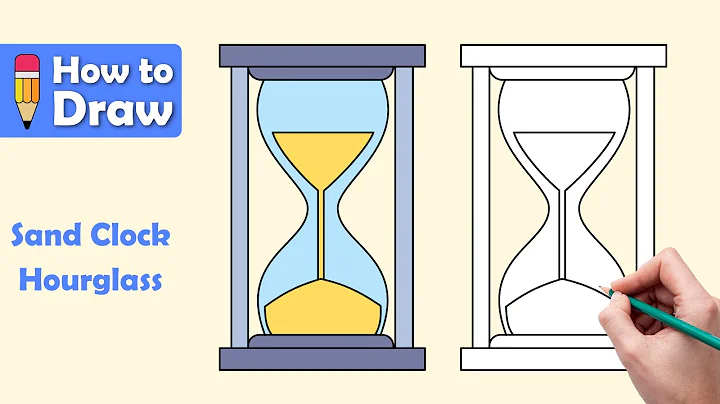 [#3/10] ⏳ How to Draw a Sand Clock Hourglass in Easy Steps! 🎨 #HourglassDrawing #SimpleArt