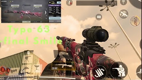 Type 63 - Final Smile single shorts with accuracy against enemys powerful back you#callofdutymobile 