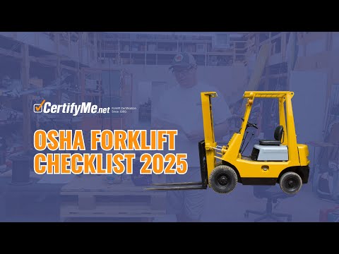 Osha Forklift Annual Inspection Requirements Pdf
