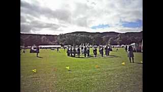 West Lothian Schools Pipe Band Pitlochry 2012