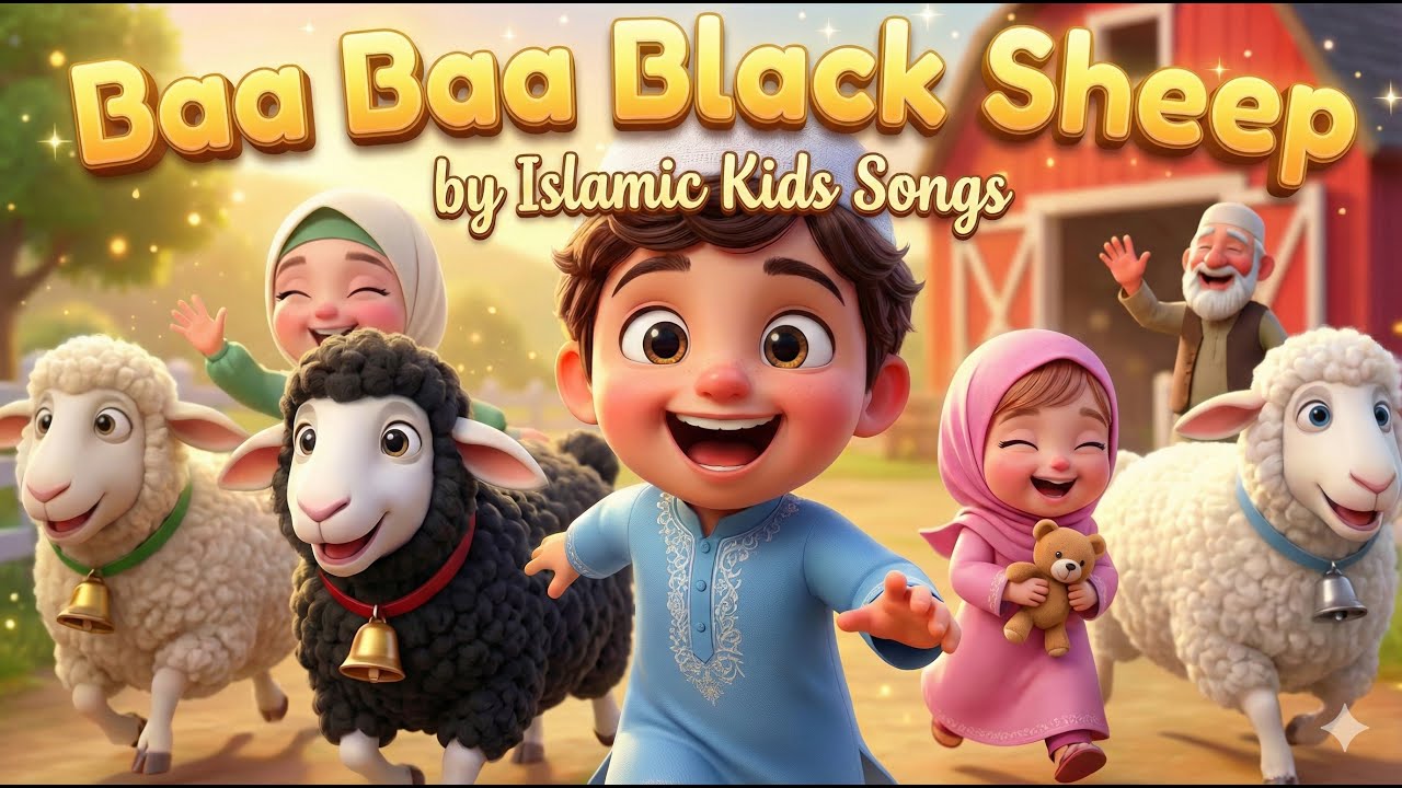 Muslim Baa Baa Black Sheep  | Islamic Kids Songs Nursery Rhymes 
