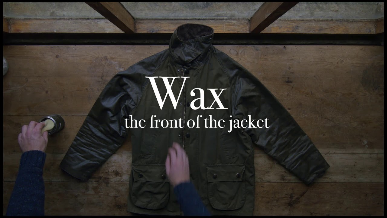 Rewaxing Your Barbour Jacket on the QG Blog - YouTube