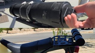 Cheap Homemade Tool Tube For A Yamaha Tw200