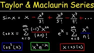 Taylor Series and Maclaurin Series  Calculus 2