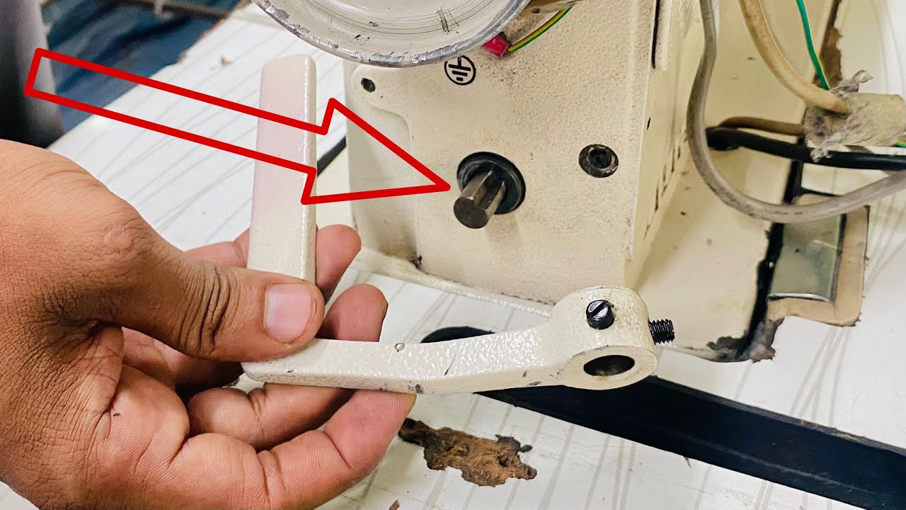 Reverse Lever Setting Sewing Machine