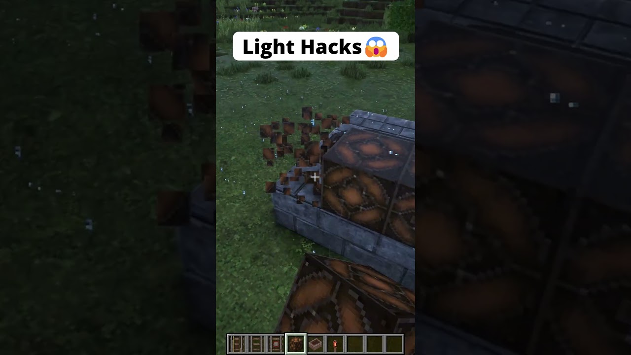 Minecraft Light Hacks😱