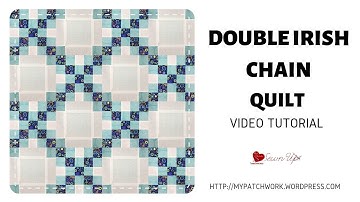 Double Irish Chain quilt