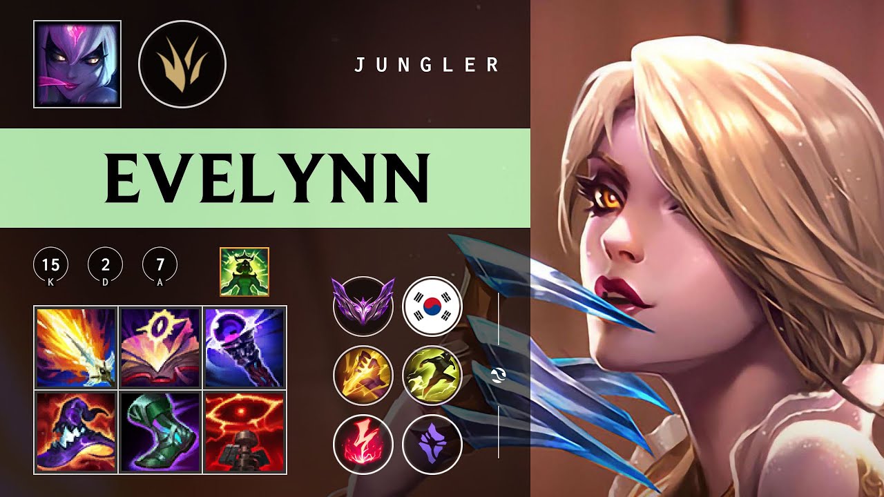 Evelynn Jungle vs Zaahen - KR Master Patch 26.01