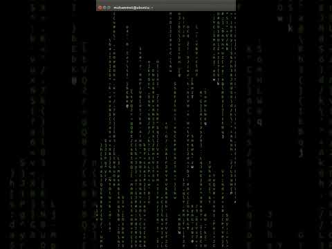 Linux cmatrix #shorts