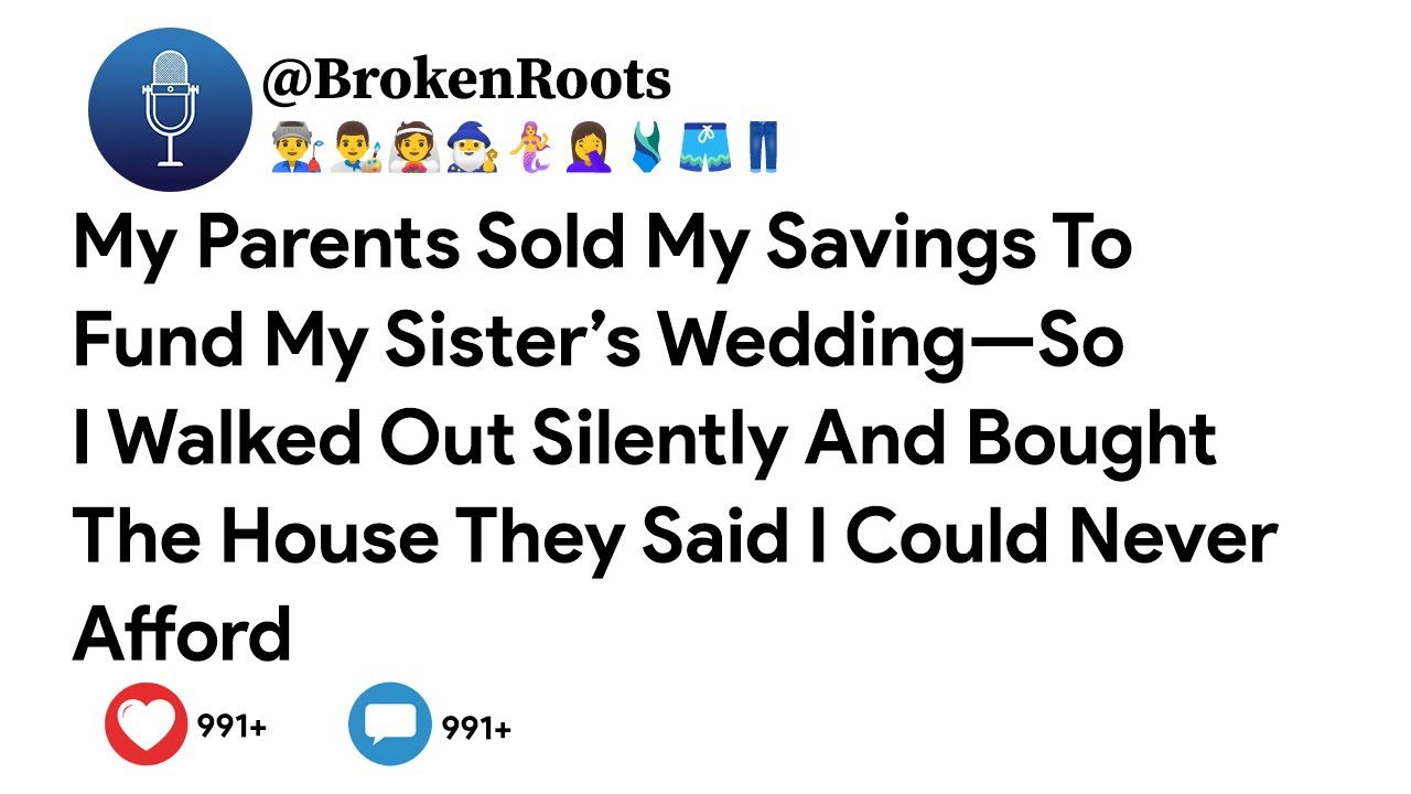 My Parents Sold My Savings To Fund My Sister’s Wedding—So I Walked Out Silently And Bought The...