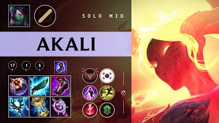 Akali Mid vs Orianna - KR Grandmaster Patch 26.01