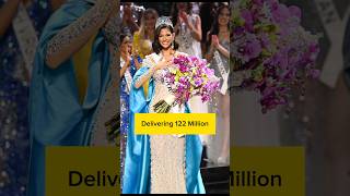 Did You Know : 122 Million Viewers watched Live Telecast Of #missuniverse On #telemundo  #shorts