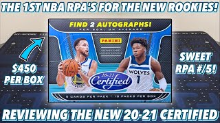 450 WITH 2 AUTOS! THE 1ST NBA RPA's!* 2020-21 Panini