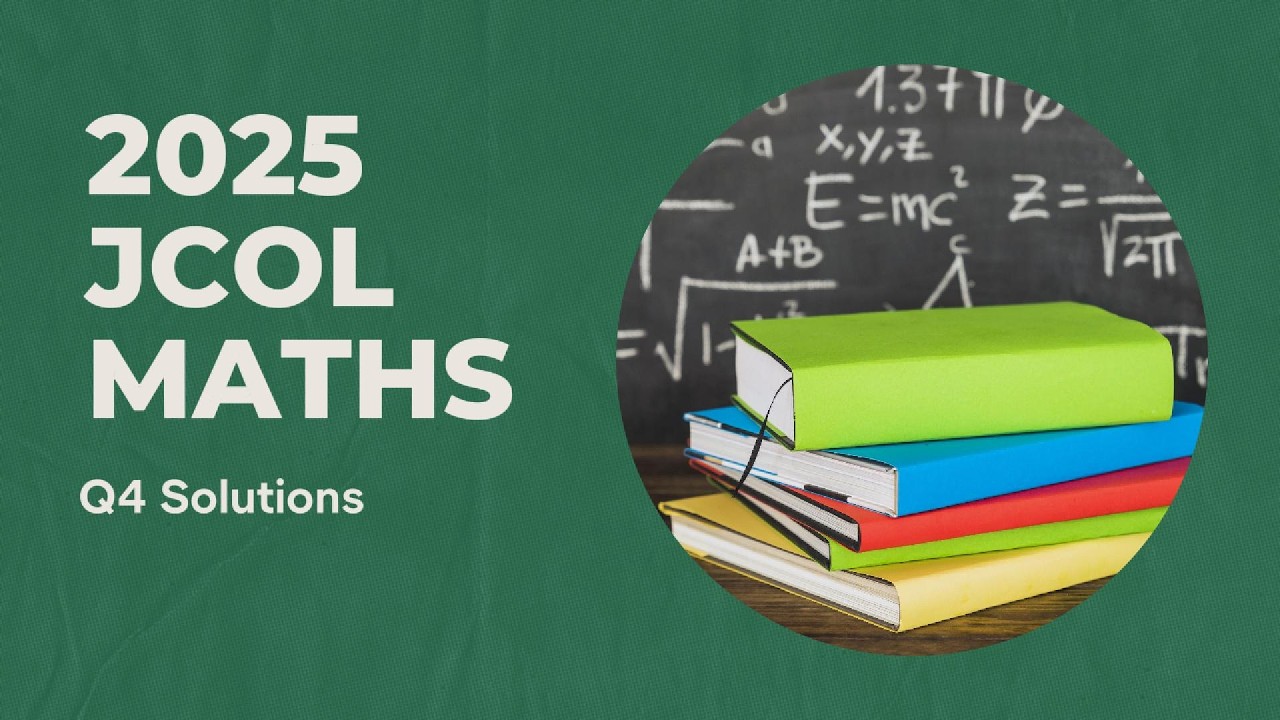 2025 Junior Cycle Ordinary Level Maths Exam Solutions | Question 4 Explained