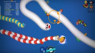 Worms Zone io | Hungry Snake | 250,000+ Score | Mobile Game | Android and ios Game | Fun Game #2 screenshot 4