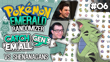 Gen 3 CATCH EM ALL Randomizer Race vs Shenanagans | Pokemon Emerald #6