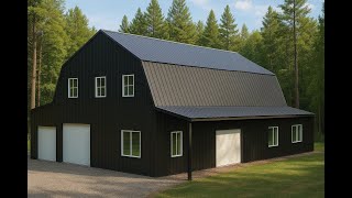 Ultimate 30x50 Gambrel Roof Barndominium [Steel House Kit]