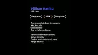 Lavina - Pilihan hatiku (lyrics)