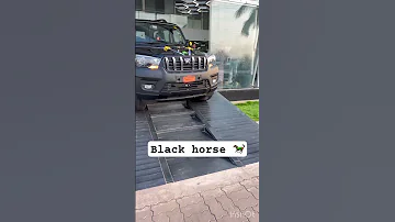 Black Horse Scorpio Classic S Black Mahindra Scorpio Viralvideo Shots Ytshorts 