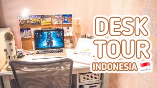 Desk Tour + Organization || Bahasa Indonesia ??