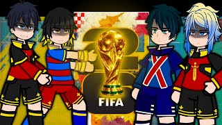 Blue Lock React To FIFA World Cup 2026 / Mbappe, Messi, Yamal, Vozinha, Ronaldo || Gacha React