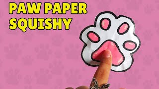 Cute Paper Cat Paw Squishy 🐾 | DIY Squishy Cat Paw Craft | ASMR Paper Squishy Tutorial for Beginners screenshot 3