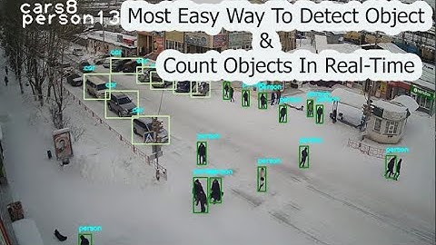 Most Easy Way To Object Detection & Object Counting In Real Time | computer vision | python opencv