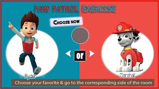 hold Skal Undertrykkelse PAW PATROL fitness for kids and parents, PAW PATROL workout for kids and  parents, fitness challenge - YouTube