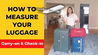 How to Measure Luggage Dimension for Airlines | Carry-On + Check-In luggage Measurement screenshot 4