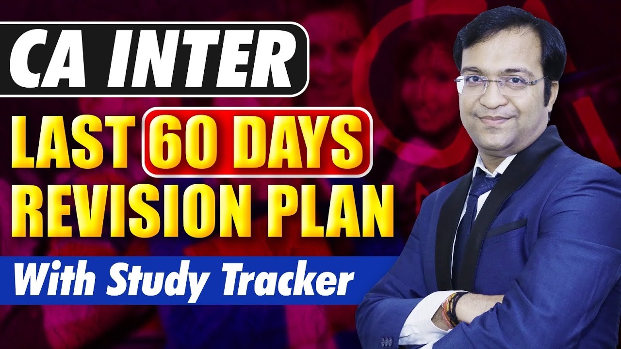 CA INTER | REVISION PLAN WITH STUDY TRACKER | MAY '24 | Abhimanyyu ...