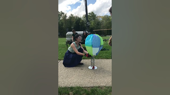 Sixth grade scientists launch handmade hot air balloons
