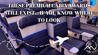 These Premium Cabin Awards Still Exist... If You Know Where to Look