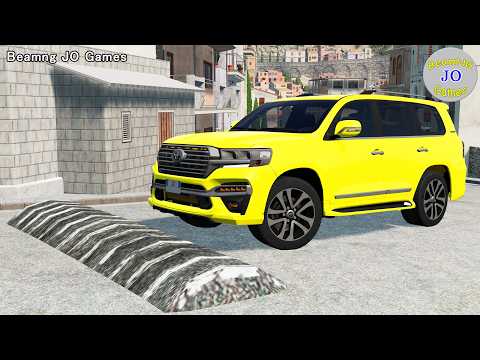 Cars vs Massive Speed Bumps # 562 – BeamNG JO Games