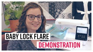 Baby Lock Flare Demonstration