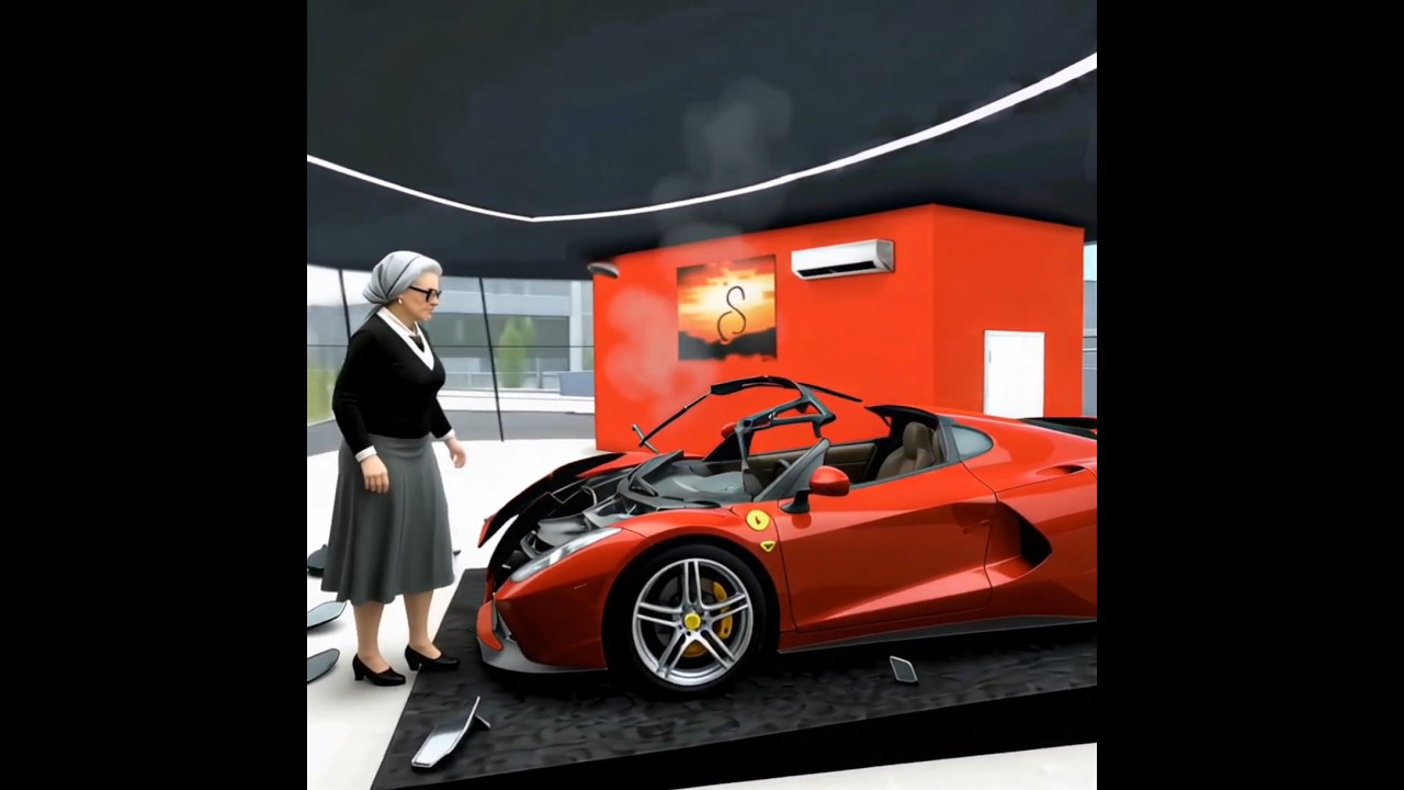 Woman In Store Test Drives LA Ferrari in Car Simulator 2 