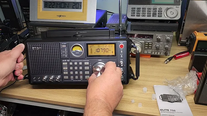Unboxing Eton Elite 750 LW MW FM Shortwave portable receiver with SSB