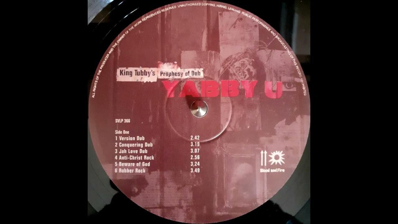 YABBY YOU & KING TUBBY - Version Dub - YouTube