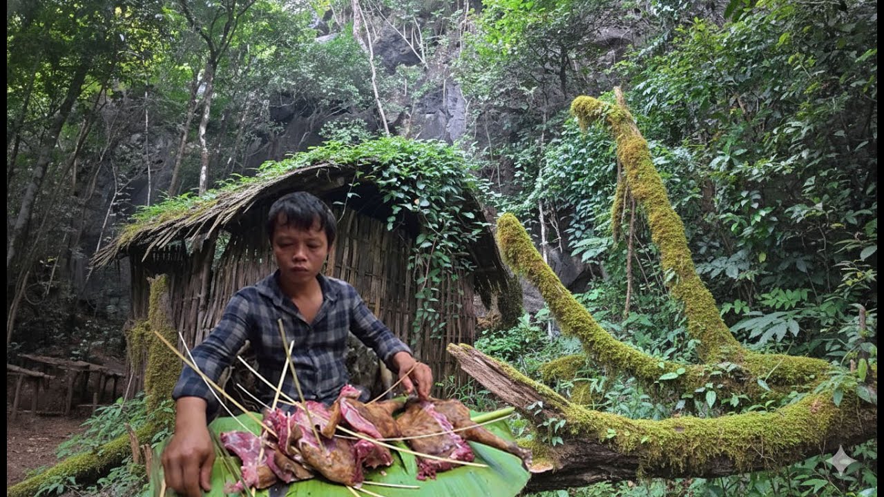 The survival instinct arose in the man lost in the forest, journey to find the way home, Tran Cong