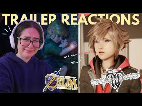 OH NAW... Ocarina of Time Remake & Kingdom Hearts 4 {TRAILER REACTIONS}