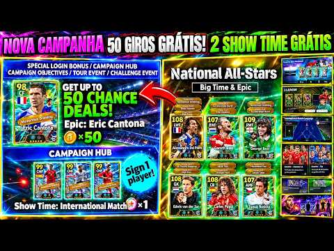 🚨 50 FREE SPINS + 2 FREE SHOW TIME! NEW BIG TIME + NEW CAMPAIGN | eFOOTBALL 2027