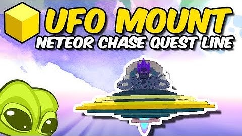 UFO MOUNT!! | Meteor Chase Quest Line