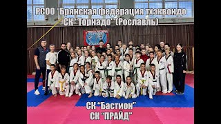 Брянская федерация тхэквондо.Совместная тренировка